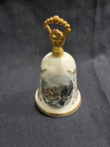 Gorham Fine China Courier And Ives Weihnachtsglocke 1987 - Bild 1 von 4