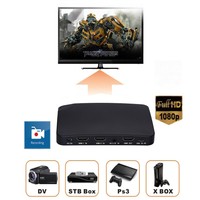 HDMI HD 1080P Video 2K UHD Capture Box Recording AV B For PS4 3 XBOX DVD PC