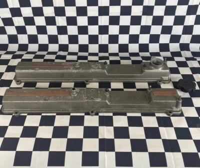 Toyota Supra Turbo 1986-92 7 mgte turbo izquierda/derecha cubiertas de válvula de fábrica OEM Foto 1 de 4