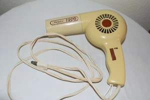 VINTAGE Sears 1200 watt #253-8770 HAIR DRYER WORKS GREAT EUC - Picture 1 of 8