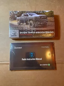 2021 DODGE RAM 2500 3500 Owners manual GUIDE BOOK Set & UCONNECT & CASE OEM - Picture 1 of 2