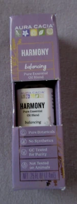 Aura Cacia Harmony Balancing Lavender Blend Pure Essential Oil 7.4ml New In Box - Image 1 of 4