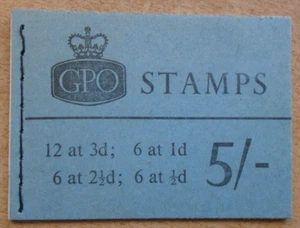 H59p September 1961 Wilding 5/- Stitched Booklet. - Picture 1 of 7