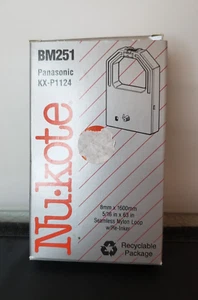 Nu-Kote BM-251 Panasonic KX-P1124 Seamless Nylon Loop Print Cartridge - Picture 1 of 2