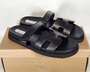 Size 7.5 - Steve Madden Mayven - Black Leather - Picture 1 of 7