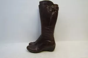 PIKOLINOS Mujeres Talla 39 EUR Marrón Cuero Cremallera Hebilla 15" Hasta la Rodilla Moda Botas - Imagen 1 de 11