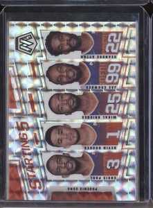 Phoenix Suns / Devin Booker 2021-22 Panini Mosaic 24 Starting 5