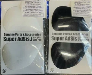 Arai Shield/Visor Side Pod-Cover SAQ SAL SAJ SAI Diamond-Black/White RX7 Corsair - Bild 1 von 3