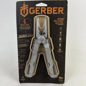 Gerber MP600 Pro Scout Multi Plier Multitool W/ Sheath, 47563 Stainless NEW - Picture 1 of 7
