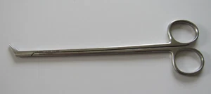 V. Mueller CH5666 Potts-Smith Scissors, Length 7", Angled 45 Degrees Germany - Picture 1 of 8