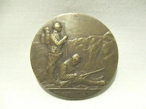 Medaglia Bronzo Militaire Pelosi H Douglas Old Medal Alte Militaria WW1 1914 - Picture 1 of 6