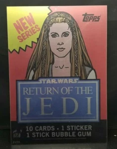 TOPPS Star Wars Return of the Jedi Metal 10 x 14 Sign Wax Pack Series 2 Homage - Picture 1 of 3