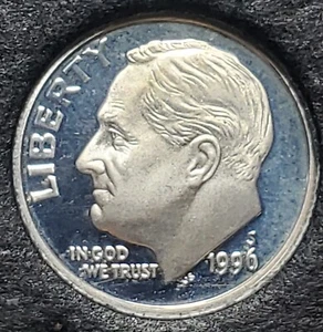 1996-S Gem Proof Silver Roosevelt Dime - Picture 1 of 2