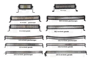 LED Lichtbalken Lichtleisten Lightbar Arbeitsscheinwerfer für alle Fahrzeuge - Bild 1 von 21
