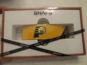 NEW NBA Indiana Pacers Snaps Hat Clip Yellow/Black - Picture 1 of 4
