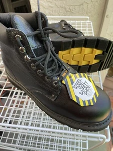 Boiwanma Steel Toe Work Safety Boots For Men Work Boots Size Black 12M - Picture 1 of 12