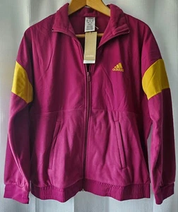 Adidas Damen Track Top Größe L 16-18 hell zweifarbig Retro Style neu mit Etikett  - Bild 1 von 21