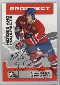 2006-07 ITG Heroes and Prospects Auto Michael Del Zotto #A-MDZ Auto