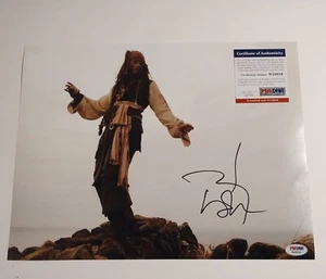 JOHNNY DEPP SIGNED PIRATES OF THE CARIBBEAN PSA/DNA COA AUTHENTICATED - Picture 1 of 3