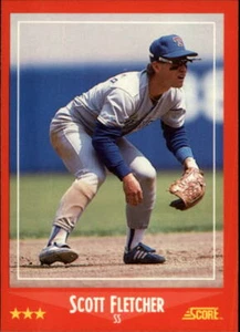 A0417- 1988 Score Baseball Cards 251-500 +Rookies -You Pick- 15+ FREE US SHIP - Picture 1 of 497