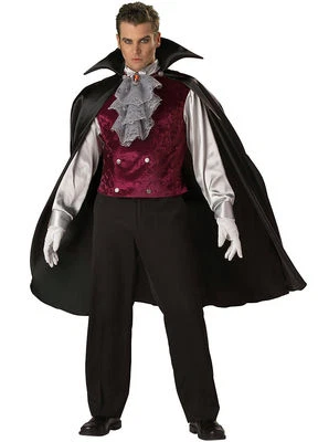 Disfraz Clásico Vampiro Drácula Deluxe Premium NUEVO Halloween Príncipe de las Tinieblas Foto 1 de 2