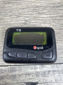 Sun Telecom T5 Spok Black Alphanumeric Encrypted Pager⚠️for Parts⚠️ - Picture 1 of 10