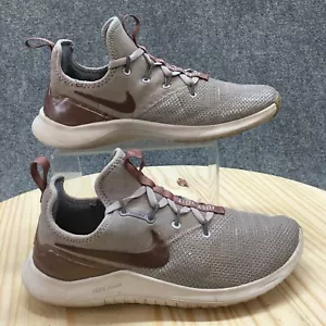 Nike Sneaker Womens 8 Gray Free TR8 Athletic Training Laced Up Casual AH8803 - Picture 1 of 15