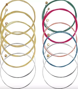 Cuerdas De Guitarra Acustica Cuerdas De Colores Para Guitarra Acústica 6 Piezas - Bild 1 von 4