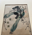 Chinesische Malerei Gemälde Blatt Bild signed Chinese Painting Art China Rare !
