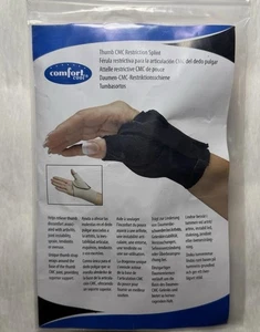 Comfort Cool Linkshand Größe Medium + Schwarz Daumen CMC Restriktionsschiene Neu - Bild 1 von 5