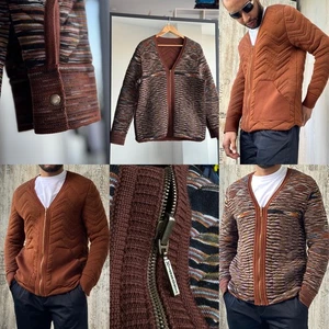 Missoni Reversible zip cardigan jacket multicolor size 48 - Picture 1 of 14