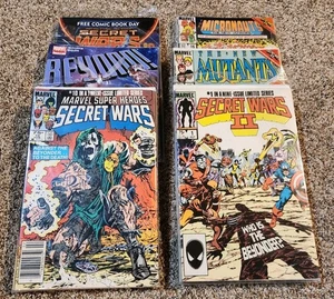 Secret Wars Marvel Comics Lot of 43 - 1984, 1985, 2015 Crossovers, Newstand, Etc - Picture 1 of 14