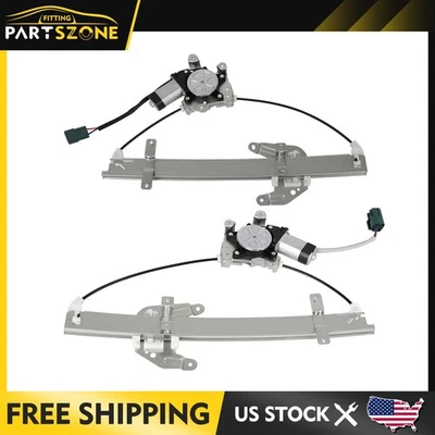 For Infiniti G37 2009-2013 G25 2011-2012 w/ Motor Pair Rear Window Regulator Foto 1 de 4