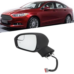 Manual Fold Paintable Power Left LH Side Mirror For Ford Fusion 2013 2014 - Picture 1 of 18