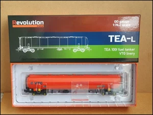 REVOLUTION TRAINS TEA-L 100t FUEL TANKER VTG RED 00 Gauge Wagon Boxed 88117 - Picture 1 of 12