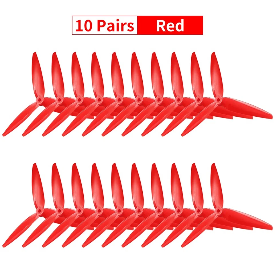 HQProp HQ 7X4X3 Propellers 3-Blades Props CW+CCW for RC FPV Racing Drone DIY - Image 1 of 4