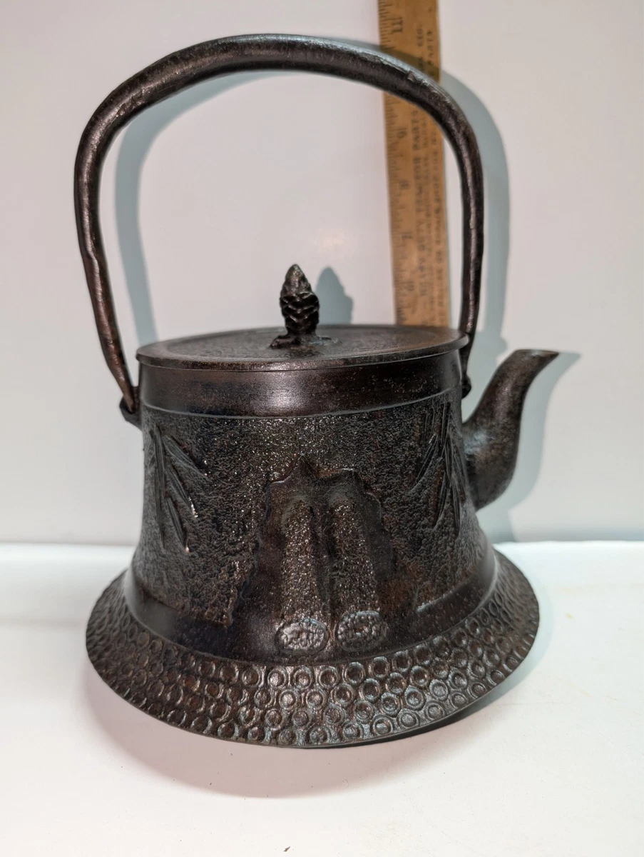 古董原始铁古董日本茶壶| eBay