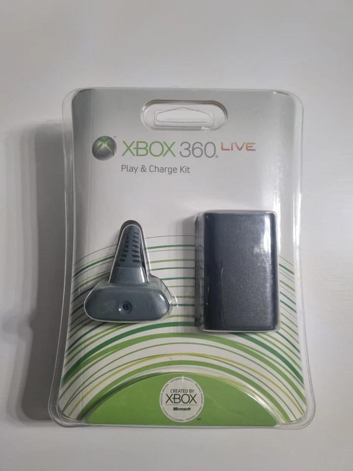 Official Xbox 360 Play And Charge Kit - New & Sealed - Image 1 of 4