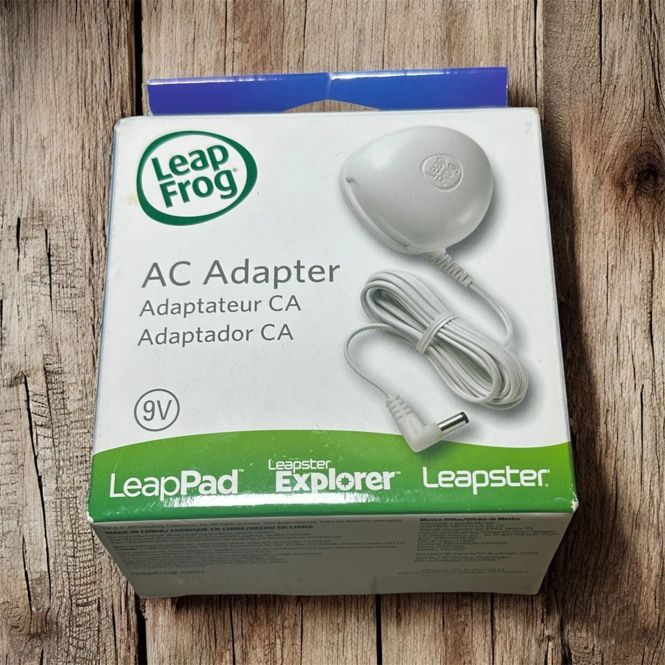 ORIGINAL LeapFrog AC/DC Charger for Leap Pad 1, LeapPad 2, Leapster Ex 690-11213 - Image 1 of 2