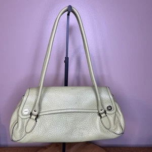 Cole Haan Village Women's Purse Bag Vintage Baguette Style Lime Green - Picture 1 of 13