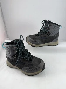 Vasque Kids Breeze AT UltraDry Sz 1 Mid Hiking Boot Waterproof Gray #7252 - Picture 1 of 10