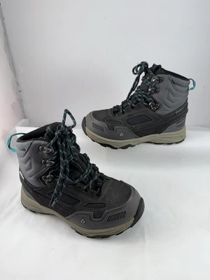Vasque Kids Breeze AT UltraDry Talla 1 Mid Bota de Senderismo Impermeable Gris #7252 Foto 1 de 4