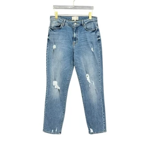 Current/Elliot 27 Original Boyfriend Sunny Destructed Distressed High Rise Jeans - Bild 1 von 8