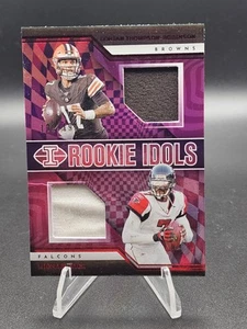 2023 Illusions Dorian Thompson-Robinson/Mike Vick Rookie Idols Patch #RM-RV /199 - Picture 1 of 3