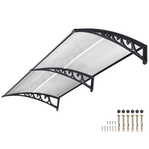 Fenster Markise Tür Vordach Regenschutz UV Schutz Polycarbonat - Bild 1 von 20