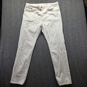 AG Adriano Goldschmied Jeans Herren 40x34 weiß Everett Slim Straight Stretch - Bild 1 von 10