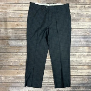 Loro Piana Santorelli Zelander Merinowolle Hose 34x28 Herren blau kariert - Bild 1 von 10