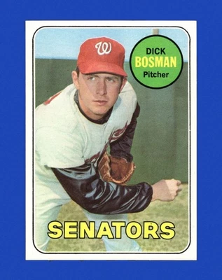 1969 Topps Set-Break No607 Дик Босман почти как новый или лучше *GMCARDS* - Изображение 1 из 2