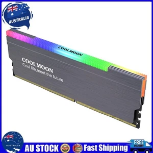 CR-D134S ARGB RAM Heatsink Heat Spreader Cooler for Desktop (Grey) -Hot - Picture 1 of 11