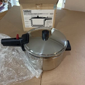 VTG Cuisinart Quiet Pressure Cooker / Steamer Liquid 5 Qts Steamer 6 Qts C86-24 - Picture 1 of 10